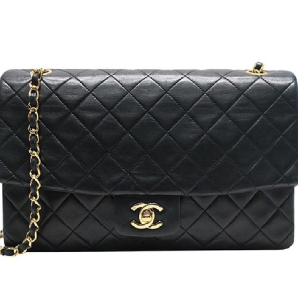Chanel lambskin medium flap classic bag
